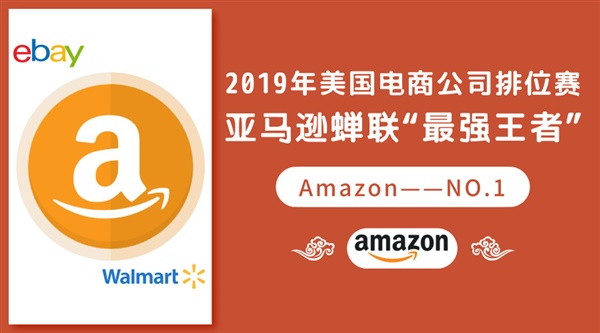 2019年美國電商公司排位賽，亞馬遜蟬聯(lián)“最強(qiáng)王者”