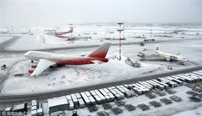 暴風雪致機場封鎖，歐洲大面積物流延誤！