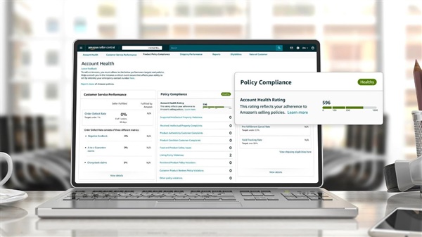 亚马逊发布全新升级的“账户状况评级(Account Health Rating)”工具： 有效改善卖家对自身账户健康状态的可见度及风险洞察
