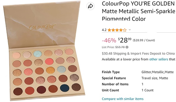 首发！Colourpop彩妆品牌发起TRO律师函诉讼维权