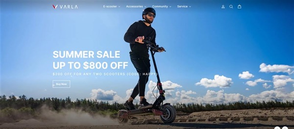 独立站优秀案例分析：电动滑板车品牌Varla Scooter为何备受专业人士偏爱？