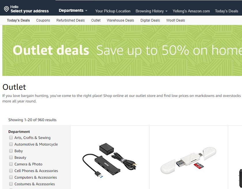 Outlet Deals