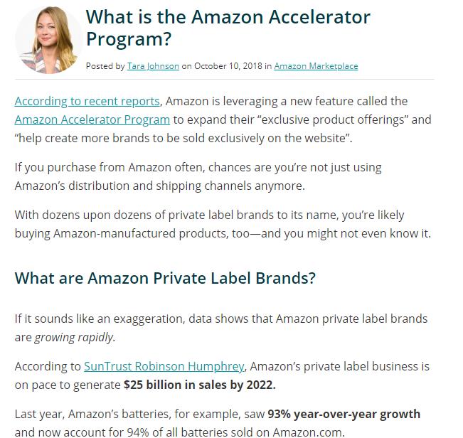 Amazon Accelerator