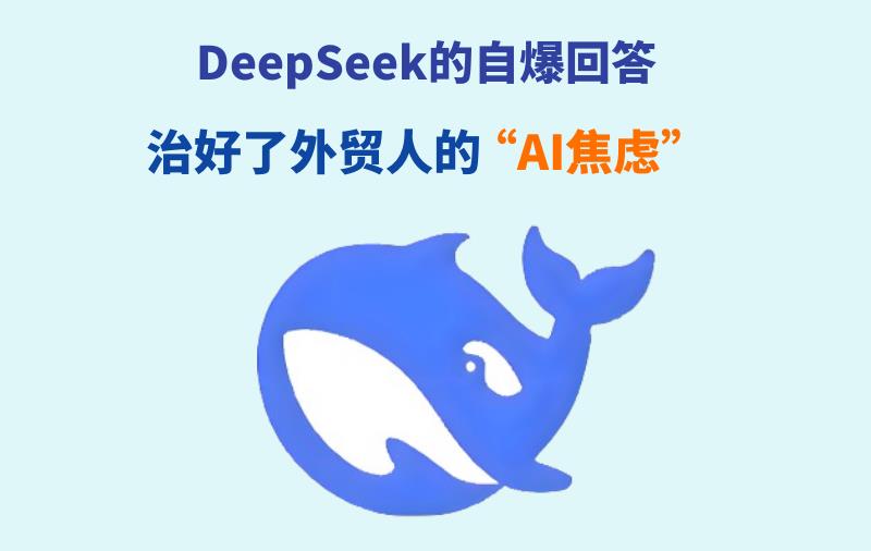 DeepSeek的自爆回答，治好了外贸人的