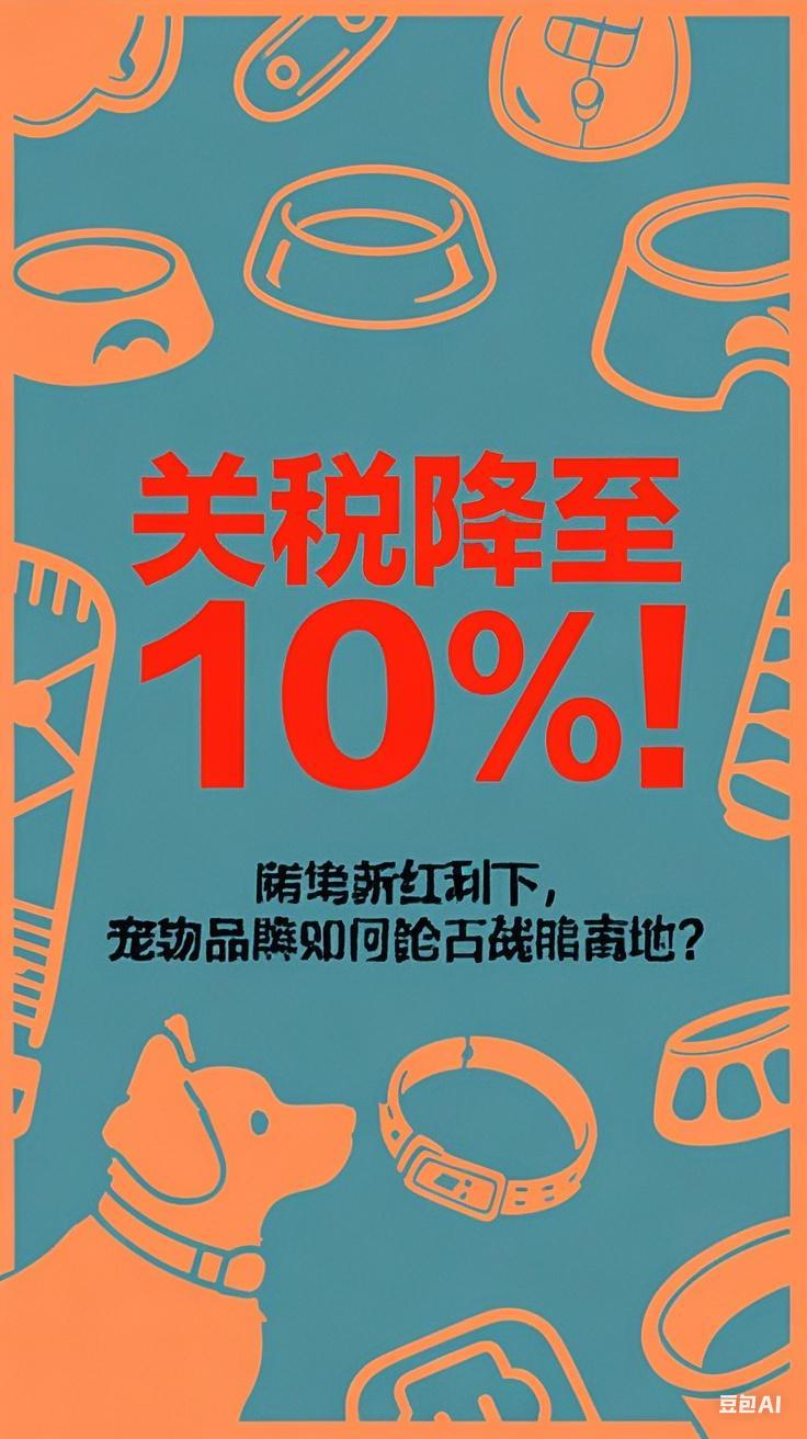关税降至10%！跨境新红利下，宠物品牌如何抢占战略高地？
