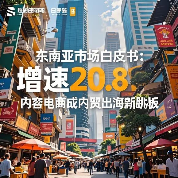 東南亞市場白皮書：增速20.8%！內(nèi)容電商成內(nèi)貿(mào)出海新跳板