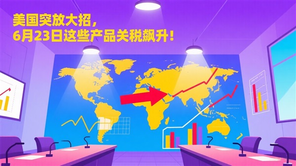 美国突放大招，6月23日这些产品关税飙升！全球震动？