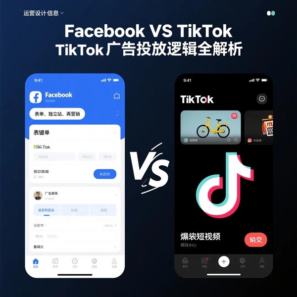 Facebook与TikTok广告怎么选？一文看懂逻辑差异与投放策略