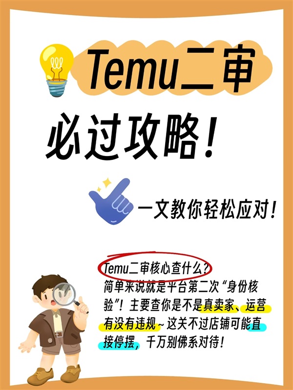 Temu 二审全攻略：3 类核心审核拆解 + 材料准备指南