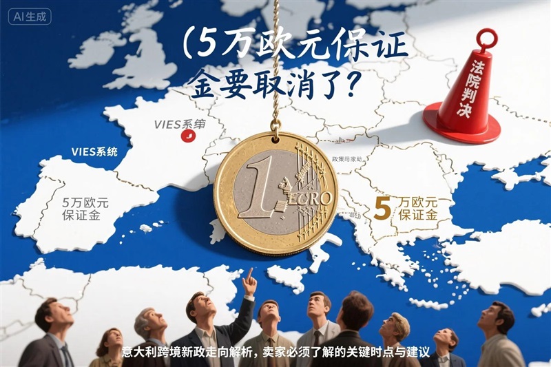 5万欧元保证金将取消？意大利跨境电商政策或迎重大转机！