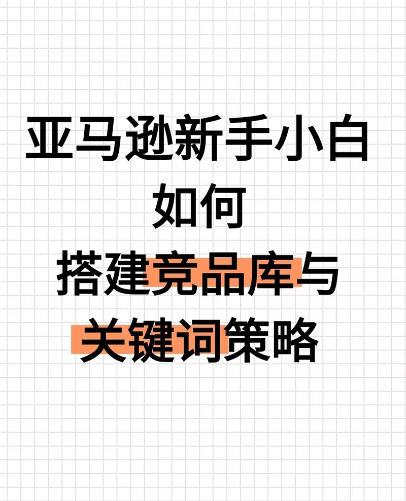 亚马逊新品如何搭建竞品库？手把手教你！