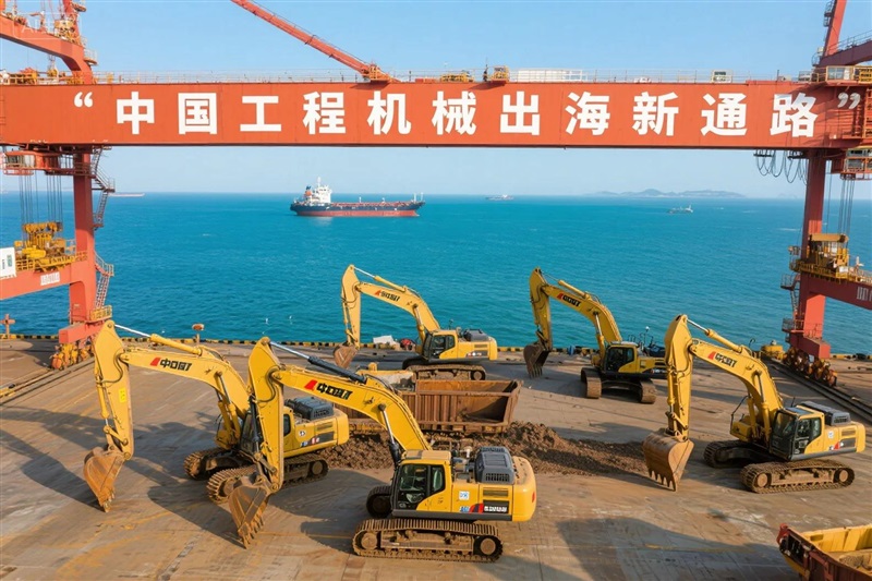 中国工程机械出海新风口：从工厂车间直抵全球终端